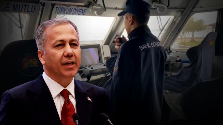 Bakan Yerlikaya’nın bayram mesajı Kıyı Güvenlik telsizinden okundu