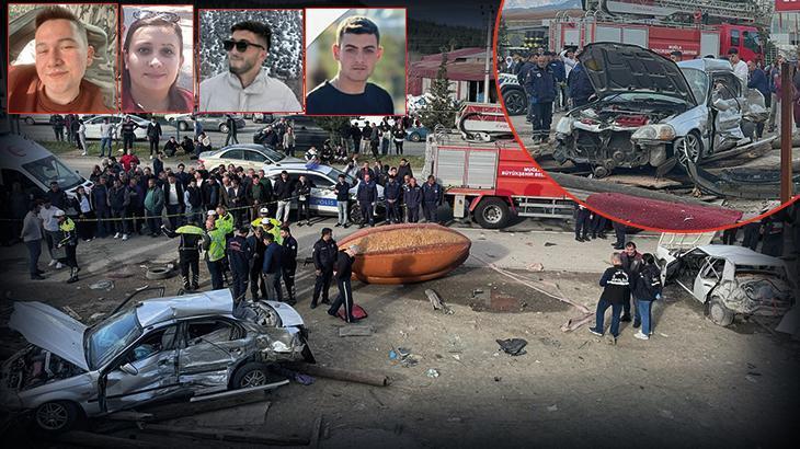 Muğla’da feci kaza! 2 araba çarpıştı: 4 meyyit, 2 yaralı