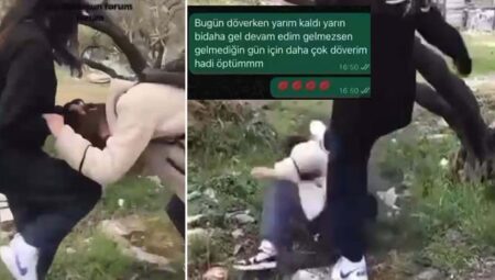 Akran zorbalığı kamerada: Arkadaşını darbeden öğrenci hakkında karar
