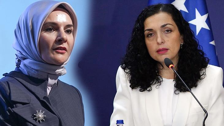 Bakan Göktaş, Kosova Cumhurbaşkanı Osmani ile bir ortaya geldi