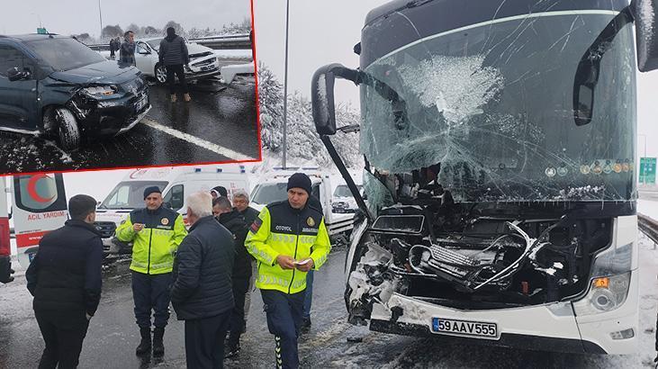 İstanbul tarafı ulaşıma kapandı! Bolu’da zincirleme kaza: Çok sayıda araç birbirine girdi