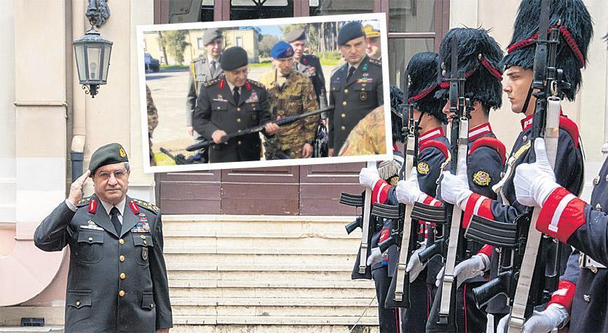 İtalyan Piyade Okulu’nu ziyaret etti