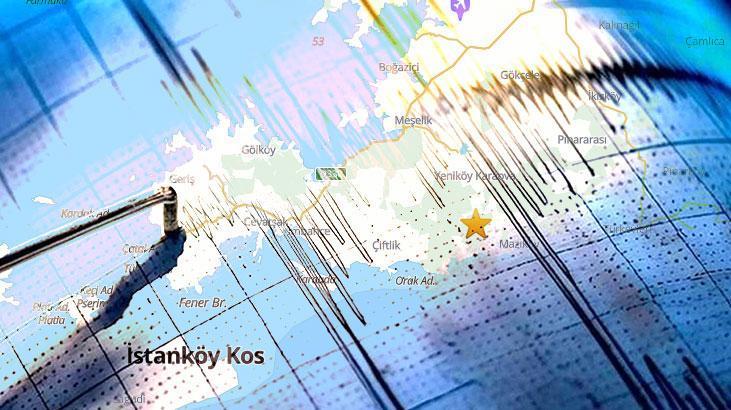 Muğla Bodrum’da 3.7 büyüklüğünde sarsıntı