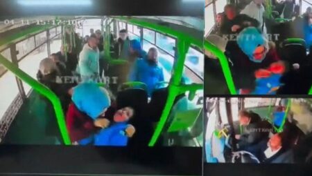 Otobüste büyük panik! Oğlu gözlerinin önünde kötüleşti