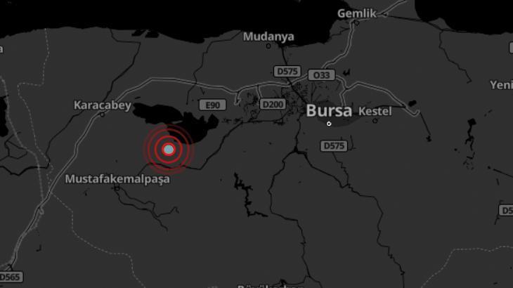 Son dakika! Bursa’da 3.5 büyüklüğünde sarsıntı
