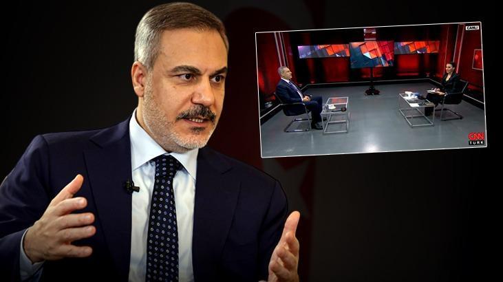 Son dakika: Dışişleri Bakanı Hakan Fidan’dan CNN Türk’te kıymetli açıklamalar