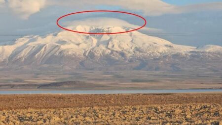 Yer: Bitlis! Süphan Dağı’nın doruğunda görüntülendi