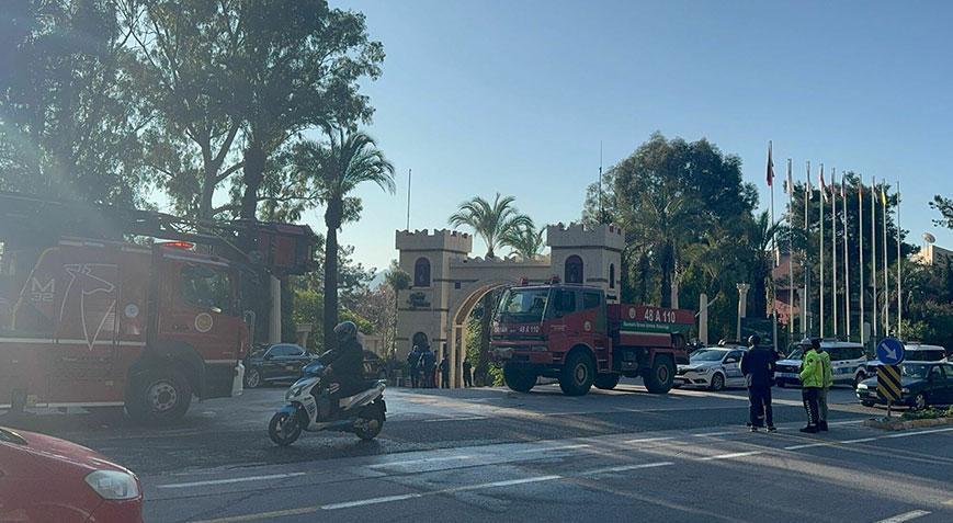 Yer: Marmaris! 5 yıldızlı otelde yangın paniği: 6 kişi hastanede kaldırıldı