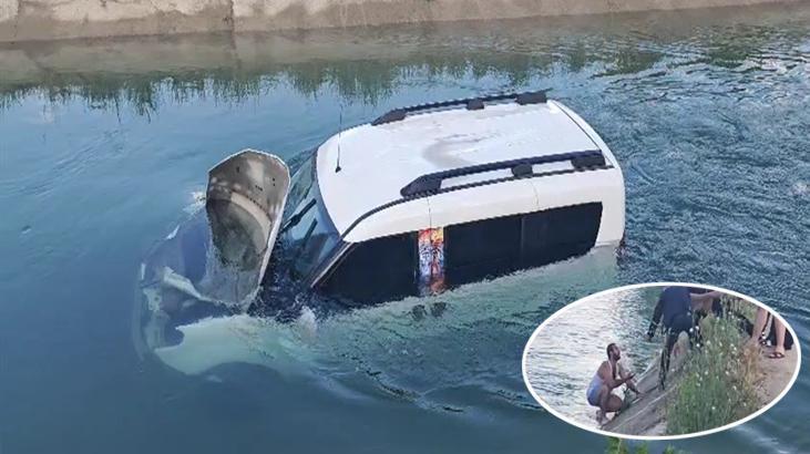 Adana’da bir garip olay! Sulama kanalına uçtu yardımları reddetti