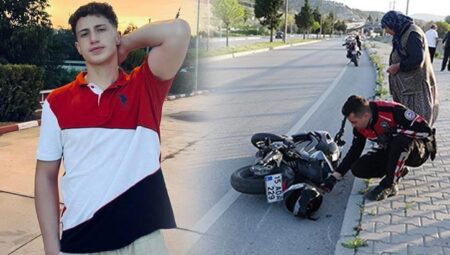 Burdur’da feci kaza! Trafik levhasına çarpan motosikletteki üniversiteli Berk’in bacağı koptu