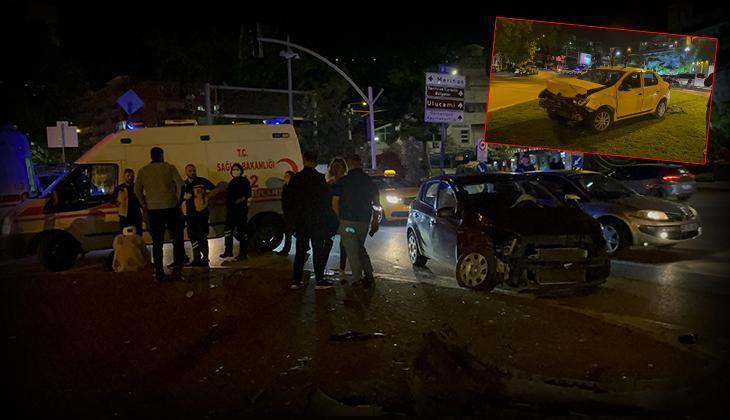 Bursa’da feci kaza! Araba taksiye çarptı: 7 yaralı