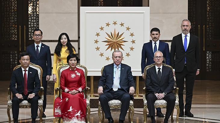 Cumhurbaşkanı Erdoğan, 5 ülkenin büyükelçisini kabul etti