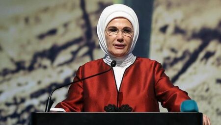 Emine Erdoğan, Şeyha Fatima Bint Mubarak ile İstanbul’da bir ortaya geldi