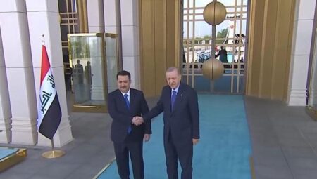 Irak Başbakanı Sudani Ankara’da! Erdoğan resmi merasimle karşıladı
