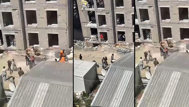İstanbul’da inşaat çalışanları taş, sopa ve demirlerle birbirine girdi