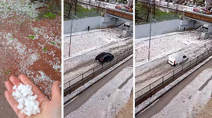 Meteoroloji’den birçok ile uyarı! Ankara’da sağanak ve dolu tesirli oldu