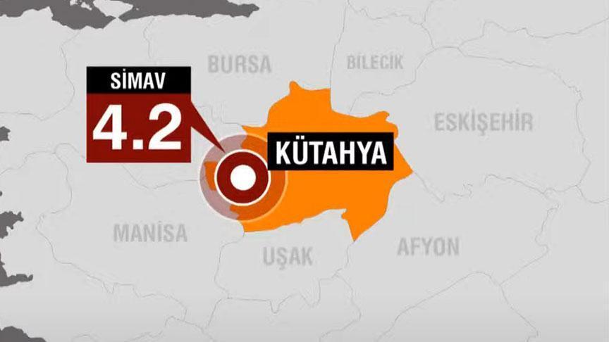 Son dakika… Kütahya’da 4.2 büyüklüğünde sarsıntı
