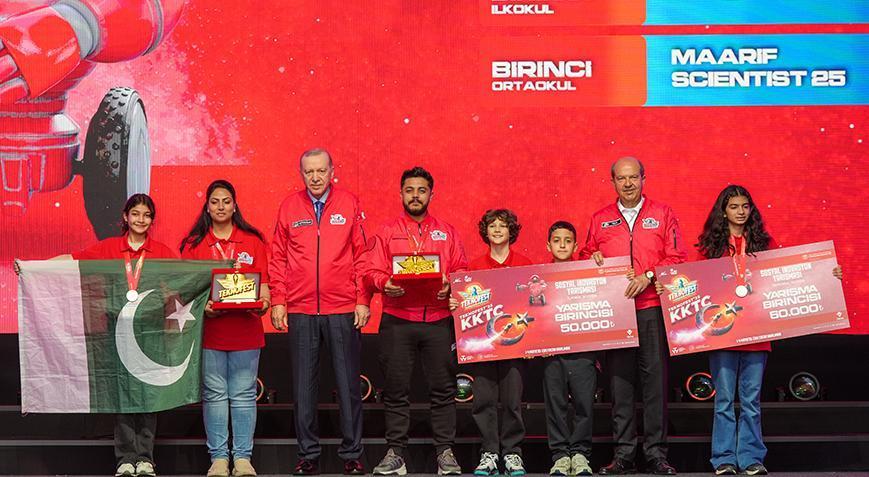 TEKNOFEST KKTC müsabakalarında 4 ana kategoride birinciler aşikâr oldu