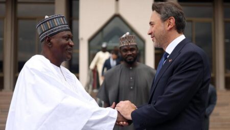 Bakan Bayraktar Nijer Petrol Bakanı Oumarou ile görüştü! Güç alanında işbirliği