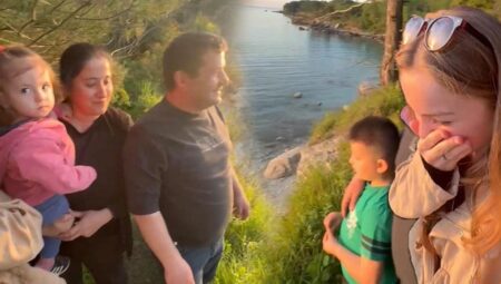 Balıkçı kaydetti, imajlar süratle yayıldı! Vatandaşlar dakikalar sonra kıyıya akın etti