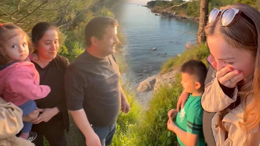 Balıkçı kaydetti, imajlar süratle yayıldı! Vatandaşlar dakikalar sonra kıyıya akın etti