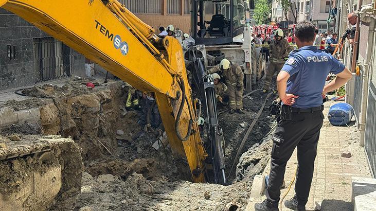 Bayrampaşa’da kanalizasyon çalışması sırasında bir emekçi göçük altında kaldı
