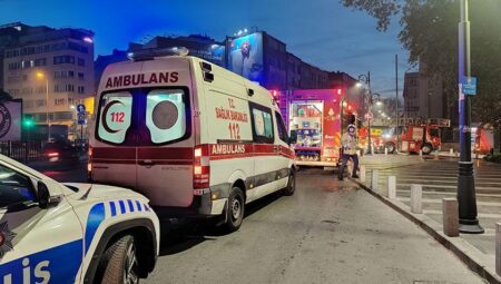 Beşiktaş’ta 3 katlı restoranda yangın