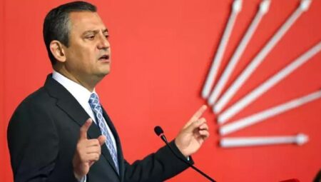 CHP Lideri Özel, Kırmızı Bayrak Projesi Tanıtım Toplantısı’nda konuştu