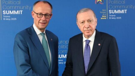 Cumhurbaşkanı Erdoğan, Almanya Başbakanı Merz’i kabul etti