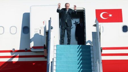 Cumhurbaşkanı Erdoğan, Azerbaycan’a gitti