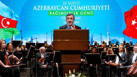 Cumhurbaşkanı Yardımcısı Yılmaz: Azerbaycan’a her kuralda dayanak olmaya devam edeceğiz