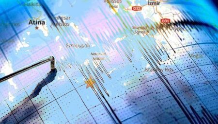 Ege Denizi’nde 3.8 büyüklüğünde sarsıntı