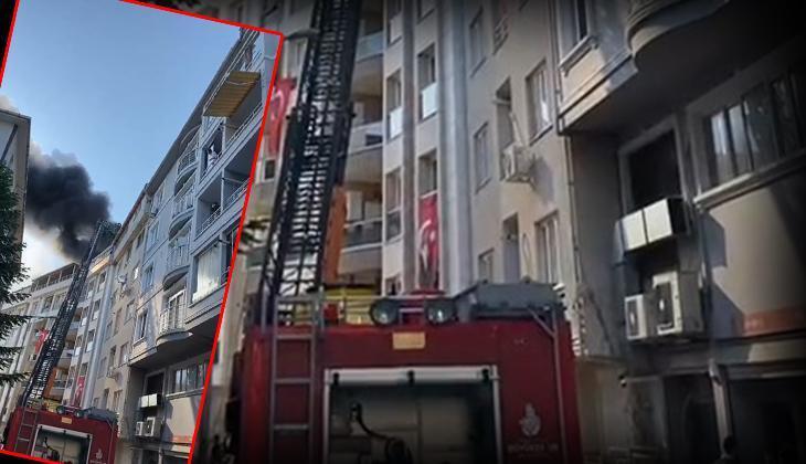 Eyüpsultan’ta bina yangını! Takımlar müdahale ediyor