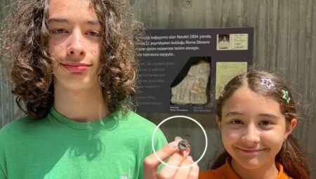 İki kardeşten heyecan yaratan keşif! Bahçede oynarken buldular