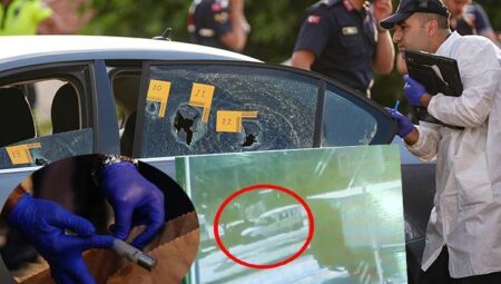 İzmir’deki katliam imajları ortaya çıktı! Arabadaki aileyi taradılar