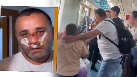 Marmaray’da çocuklarının yanında babayı yumruklayanlar için karar!