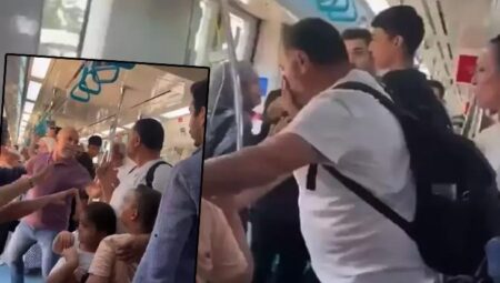 Marmaray’da iki çocuk babasına yumruk atmıştı! Tahliye edildi
