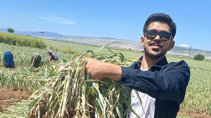 Mühendis oldu! Baba mesleği için tarlasına döndü