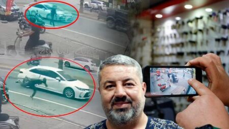 Sırtında demir borularla yürüyordu! Vefattan dönülen an: Resmen havada uçtu