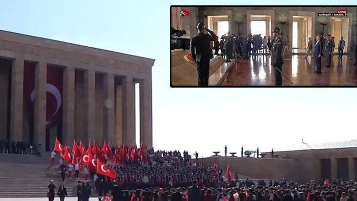 SON DAKİKA 19 Mayıs coşkusu artarak sürüyor! Birinci merasim Anıtkabir’de