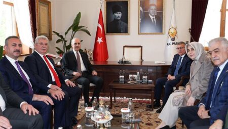TBMM Başkanı Kurtulmuş, AK Parti Küme Lideri Güler’i ziyaret etti