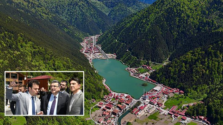 Uzungöl’de ağır trafiğe otopark ve ring sistemi uygulaması