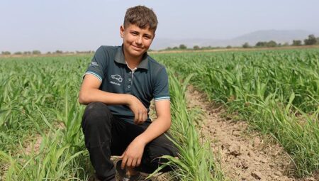 14 yaşında 300 dönümlük arazinin işvereni: Bana nazaran hoş bir uğraş
