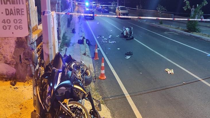 Bodrum’da feci kaza! Tıpkı istikamete giden iki motosiklet çarpıştı: 2 meyyit
