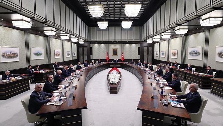 Cumhurbaşkanlığı Kabinesi Erdoğan başkanlığında toplandı