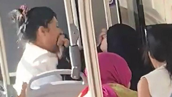 Denizli’de halk otobüsünde tesettür kavgası! Gözaltına alınan bayan, isimli denetimle hür