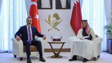 Dışişleri Bakanı Hakan Fidan, Katar Başbakanı Al Sani ile görüştü