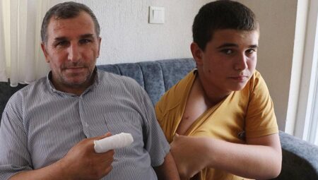 Gece saatlerinde meskene torpil attılar, baba ve oğlu mevtten döndü! ‘Eğlence olsun diye yaptık’