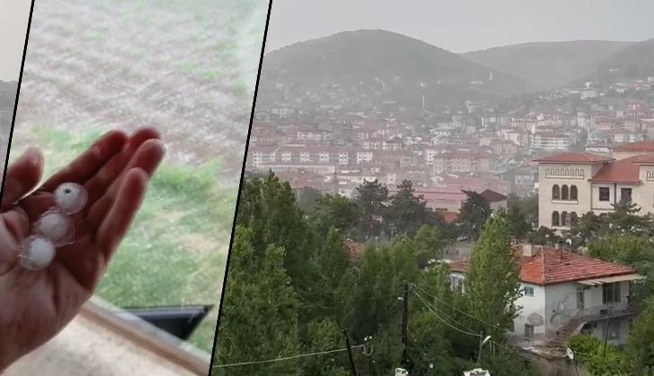 Haziran ayında dolu şaşkınlığı! Ekili alanlarda ziyana yol açtı