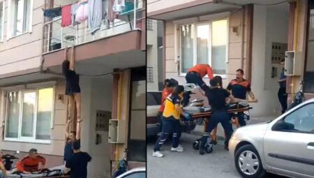‘İntihar’ ihbarında bulundu, takımlar ayrılacağı sırada şok atılım